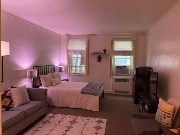 main room, unfurnished